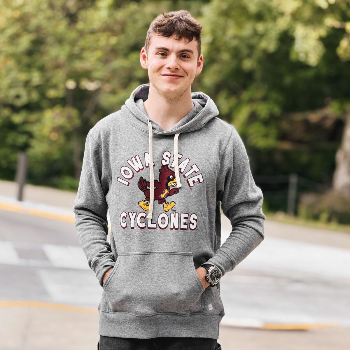 Homefield Walking Cy Gray Hoodie